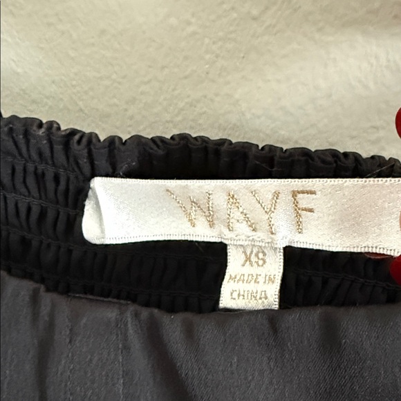 Wayf Black Off-Shoulder Corset Crop Top - Picture 2 of 5